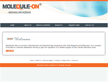 Tablet Screenshot of molequle-on.com